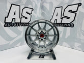 15” AS- 7582 4/100 4/108 silver wheels